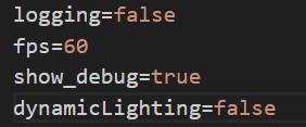 Default activerse.properties file